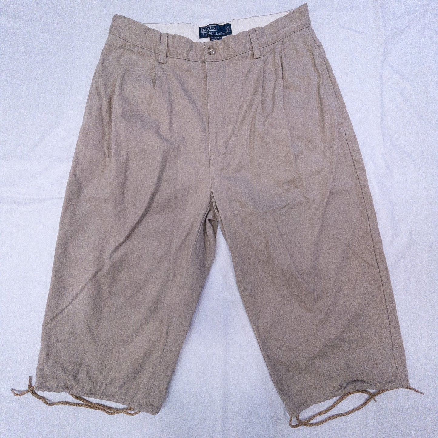 チノパンツ W33 クロップド丈 ベージュ HAMMOND PANT POLO by Ralph Lauren/ポロラルフローレン