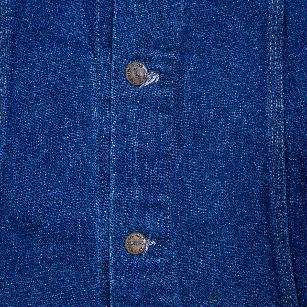 [メンズXL] 80年代 Carhartt/カーハート Gジャン デニムジャケット JU118 星タグ 濃紺