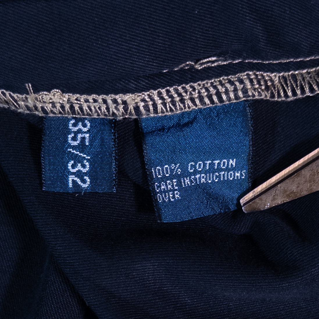 [メンズW33] 90〜00年代 Polo by Ralph Lauren/ポロバイラルフローレン チノパン 黒染め