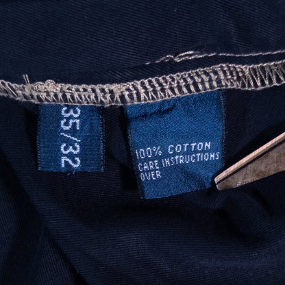 [メンズW33] 90〜00年代 Polo by Ralph Lauren/ポロバイラルフローレン チノパン 黒染め