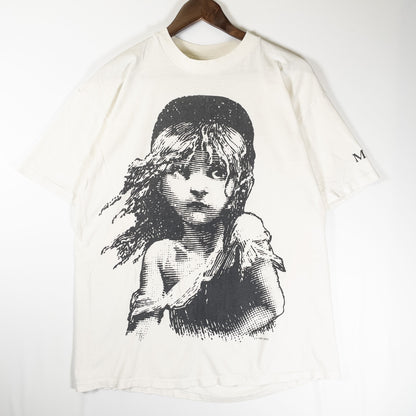 [メンズL] 80年代 Hanes/ヘインズ Tシャツ Les Miserables レミゼラブル アートT