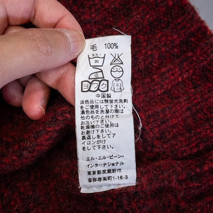 [メンズXL] 90〜00年代 L.L.Bean/エルエルビーン ニット セーター ショールカラー