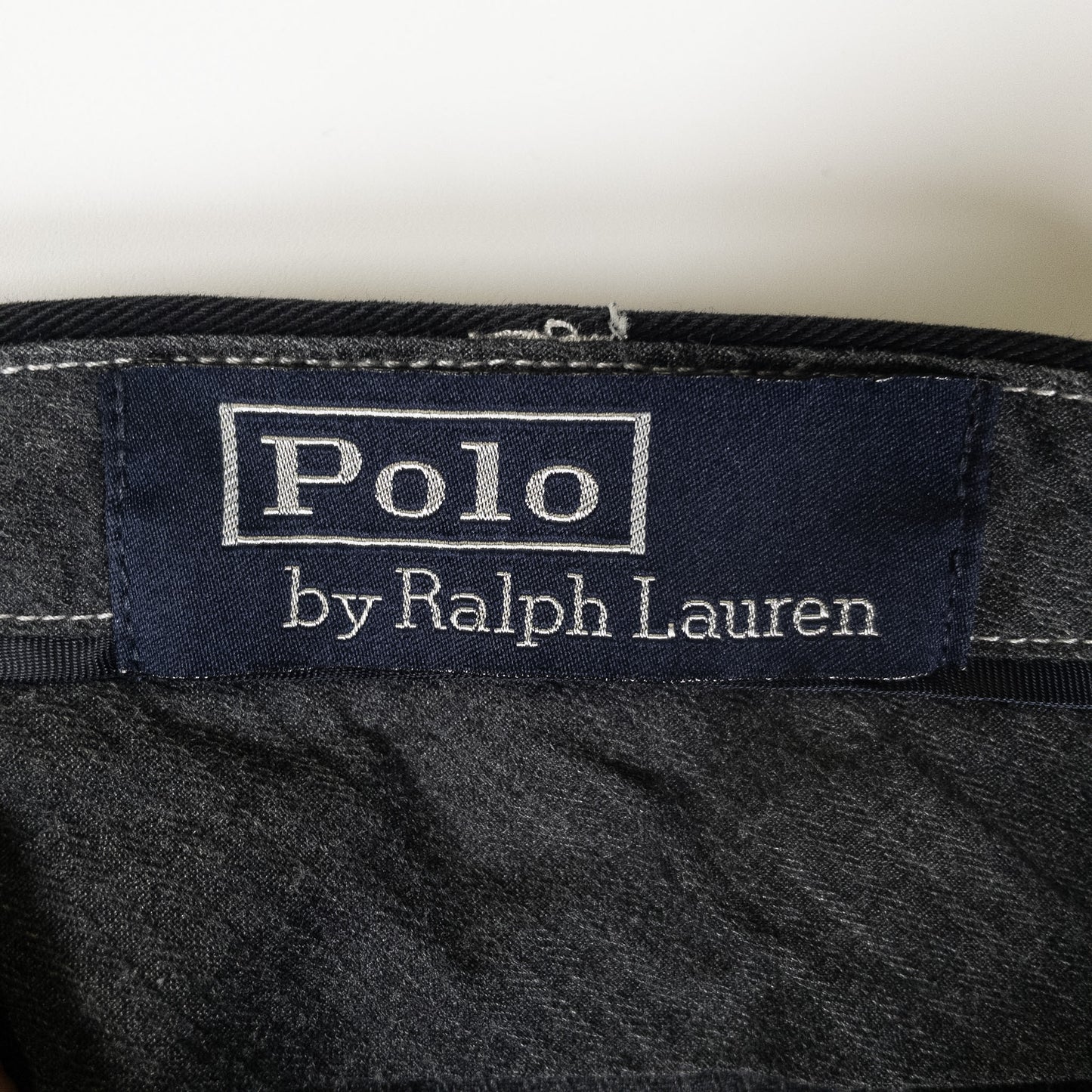 [メンズW34] 90〜00年代 Polo by Ralph Lauren/ポロバイラルフローレン チノパン 黒染め