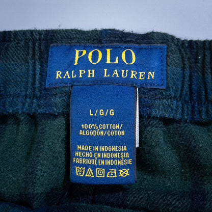 [メンズL] 00年代 Polo Ralph Lauren/ポロラルフローレン イージーパンツ スリーピングパンツ パジャマパンツ ブラックウォッチ