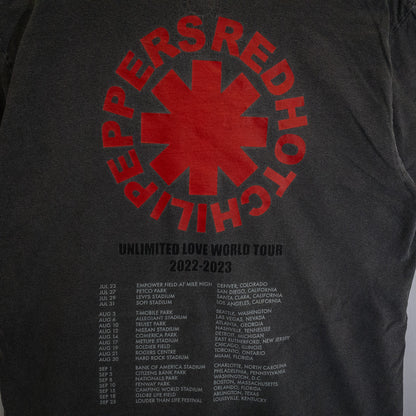 Red Hot Chili Peppers レッドホットチリペッパーズ バンド ツアーTシャツ S チャコール