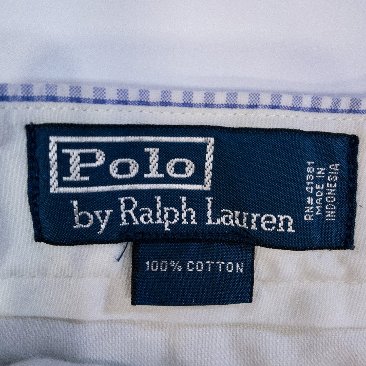 ショーツ W33 ブルー ギンガムチェック Polo By Ralph Lauren/ポロバイラルフローレン