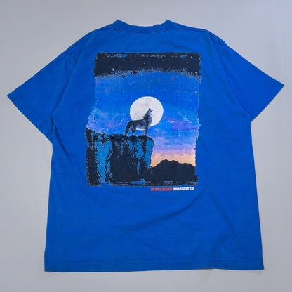 [メンズL] 90年代 Tシャツ MARLBORO マルボロ ウルフ