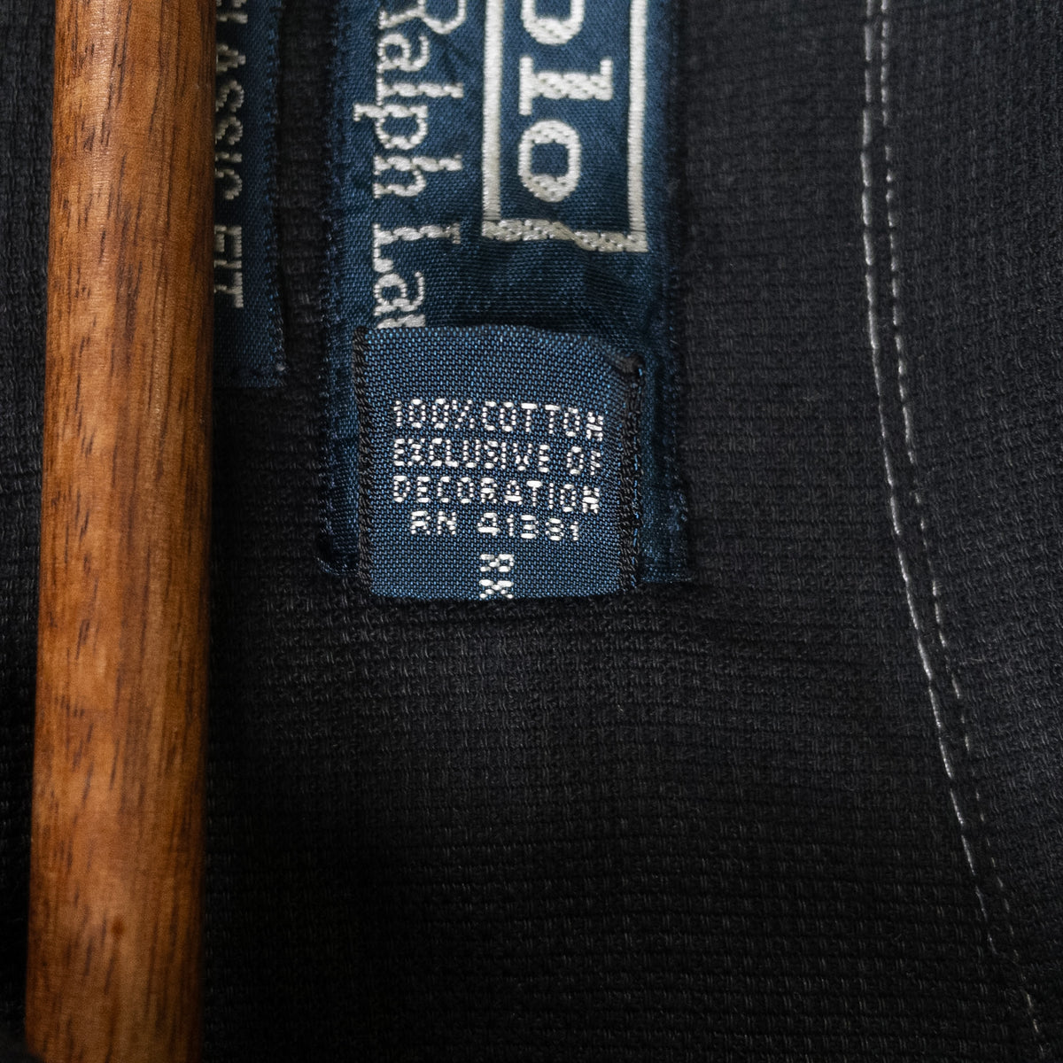 [メンズ4XL以上] 90〜00年代 Polo by Ralph Lauren/ポロバイラルフローレン 半袖シャツ 開襟シャツ 黒染め