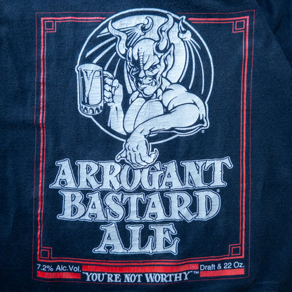 [メンズXL] 長袖Tシャツ Stone Brewing Arrogant Bastard Ale アロガントバスタードエール ロンT ビール