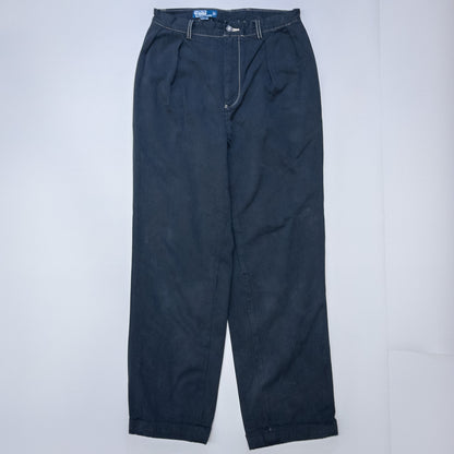 [メンズW28] 90〜00年代 Polo by Ralph Lauren/ポロバイラルフローレン チノパン ANDREW PANT 黒染め