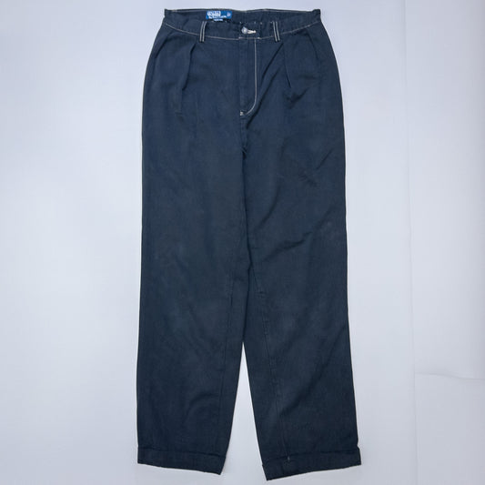 [メンズW28] 90〜00年代 Polo by Ralph Lauren/ポロバイラルフローレン チノパン ANDREW PANT 黒染め