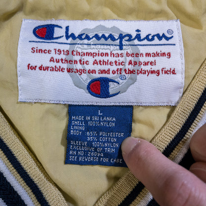 [メンズXXL] 90〜00年代 Champion/チャンピオン ナイロンジャケット Vネックナイロンプルオーバー DUKE カレッジ