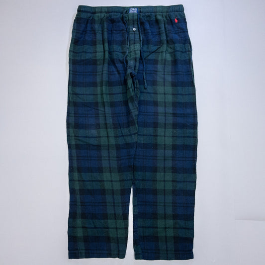 [メンズW35] 00年代 Polo Ralph Lauren/ポロラルフローレン イージーパンツ スリーピングパンツ パジャマパンツ ブラックウォッチ