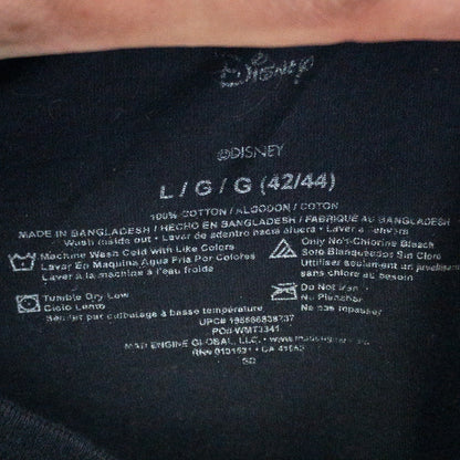 リトルマーメイド Tシャツ L ブラック ロゴプリント Disney/ディズニー