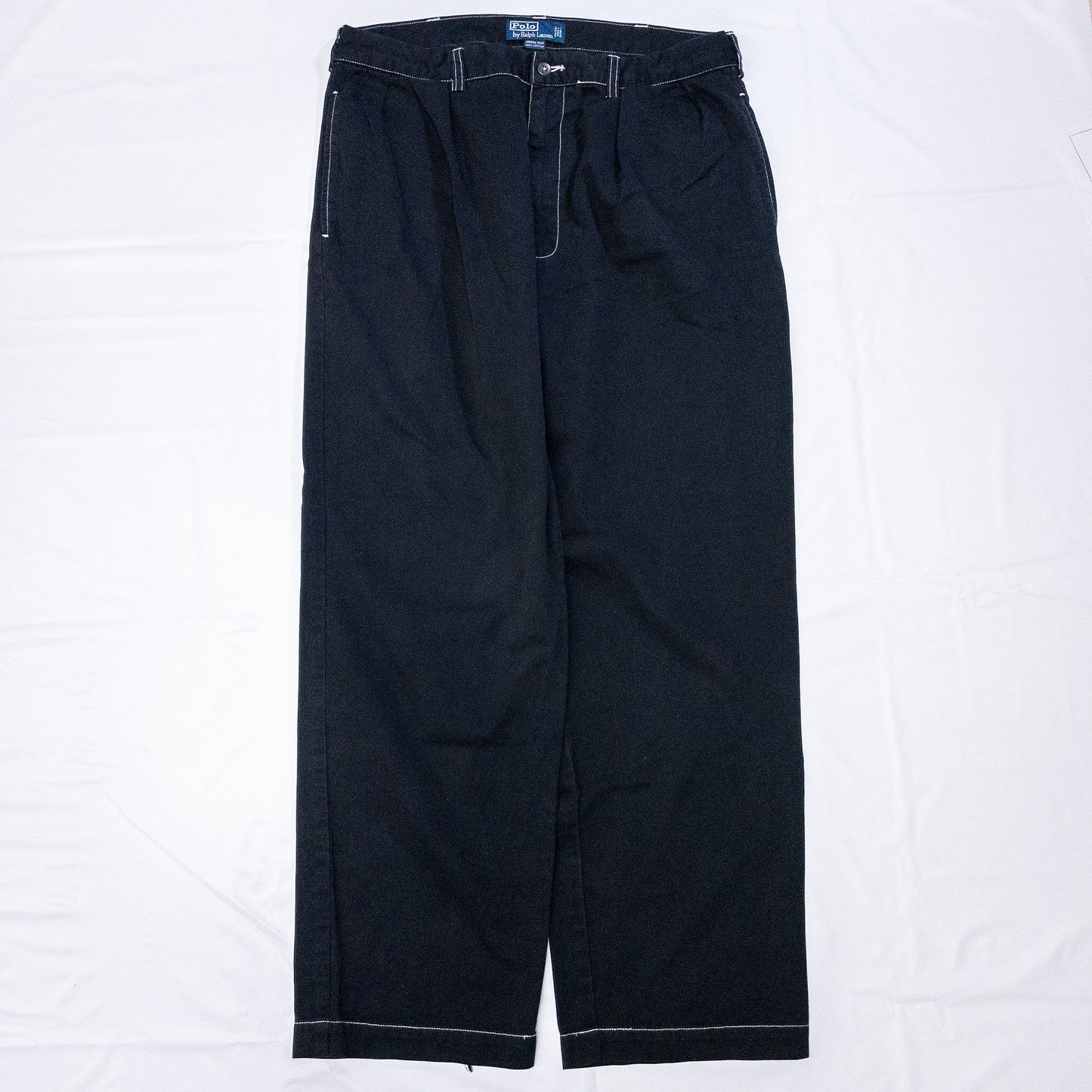[メンズW33] 90〜00年代 Polo by Ralph Lauren/ポロバイラルフローレン チノパン ANDREW PANT 黒染め