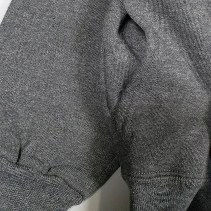 [メンズL] 80〜90年代 BASSETT-WALKER スウェット トレーナー Sturdy Sweats ラインスリーブスウェット スラッシュポケット 無地