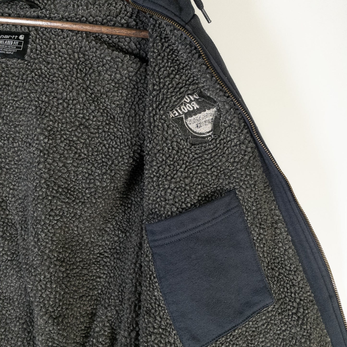 [メンズXXL] 00年代 Carhartt/カーハート パーカー フルジップパーカー 裏ボア