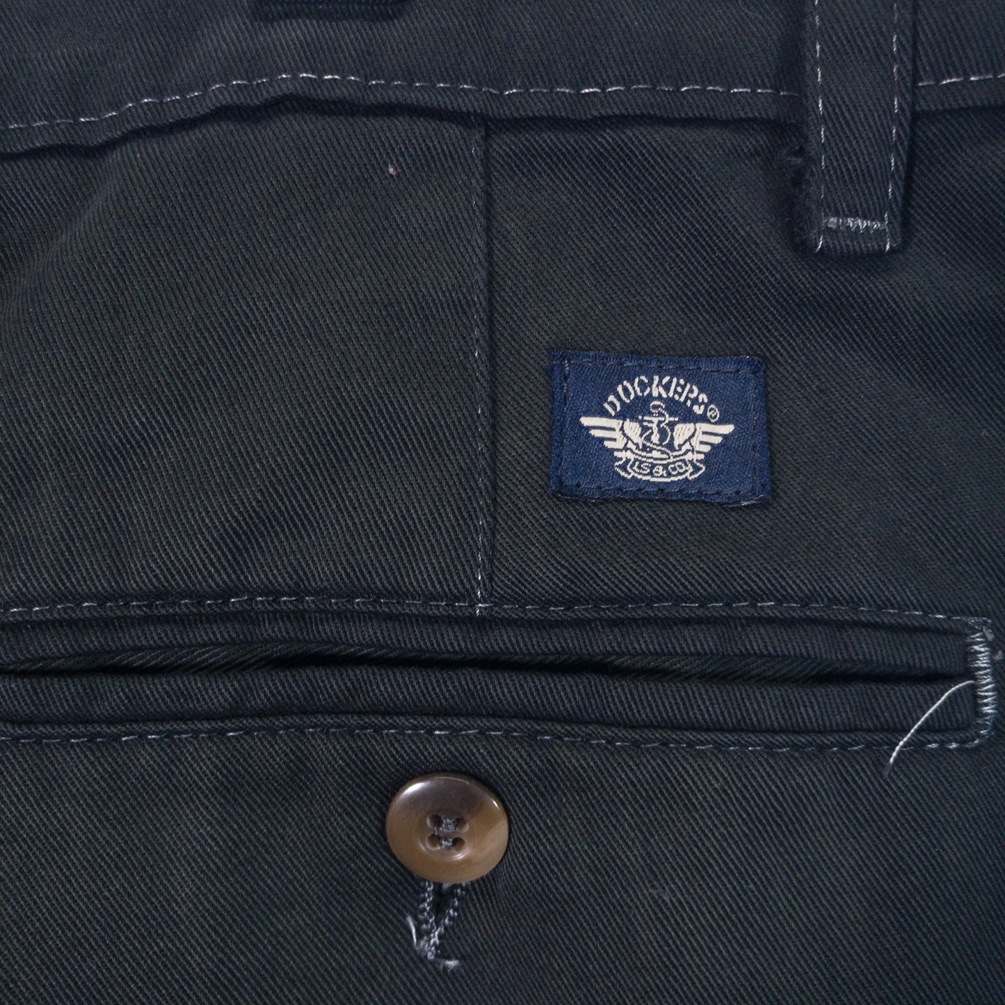 [メンズW36] 90年代 DOCKERS/ドッカーズ チノパン 黒染め