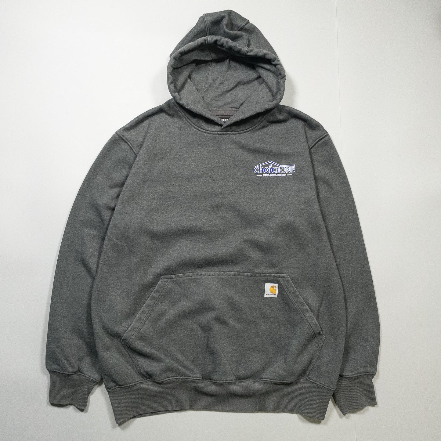 [メンズXXL] 00年代 Carhartt/カーハート パーカー 企業ロゴ