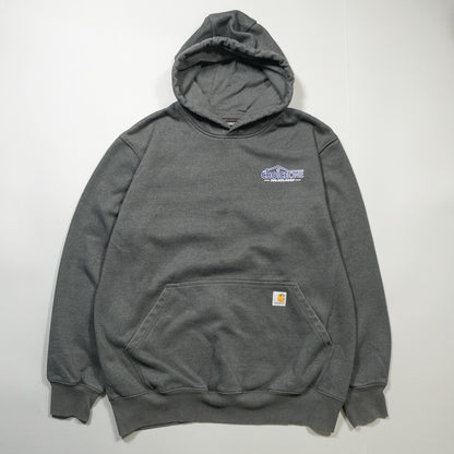 [メンズXXL] 00年代 Carhartt/カーハート パーカー 企業ロゴ