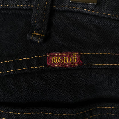 [メンズW34] 00年代 RUSTLER/ラスラー デニム ジーンズ 黒染め