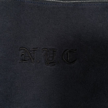 [メンズXL] 90〜00年代 Polo by Ralph Lauren/ポロバイラルフローレン 長袖Tシャツ ラガーシャツ ボーダー ビッグポニー 黒染め