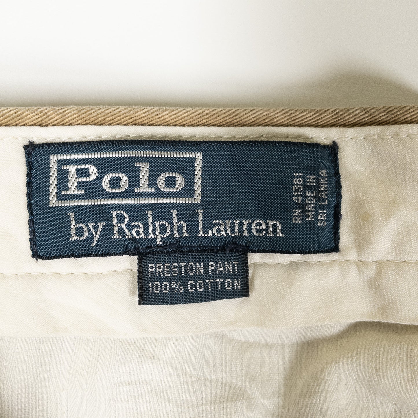 [メンズW32] 90〜00年代 Polo by Ralph Lauren/ポロバイラルフローレン チノパン PRESTON PANT