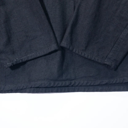 [メンズL] 80年代 長袖シャツ ソ連軍 スリーピングシャツ 黒染め