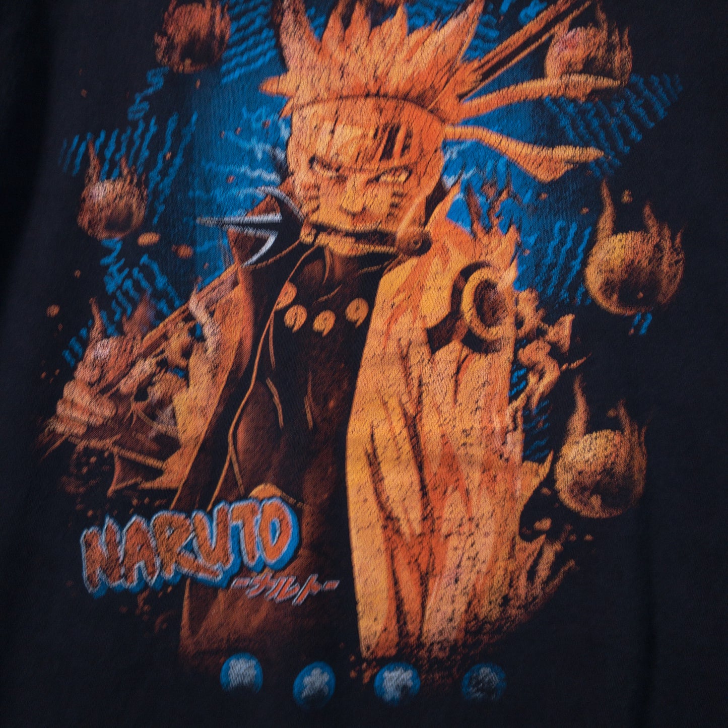 NARUTO ナルト Tシャツ L ブラック 両面プリント -ナルト-