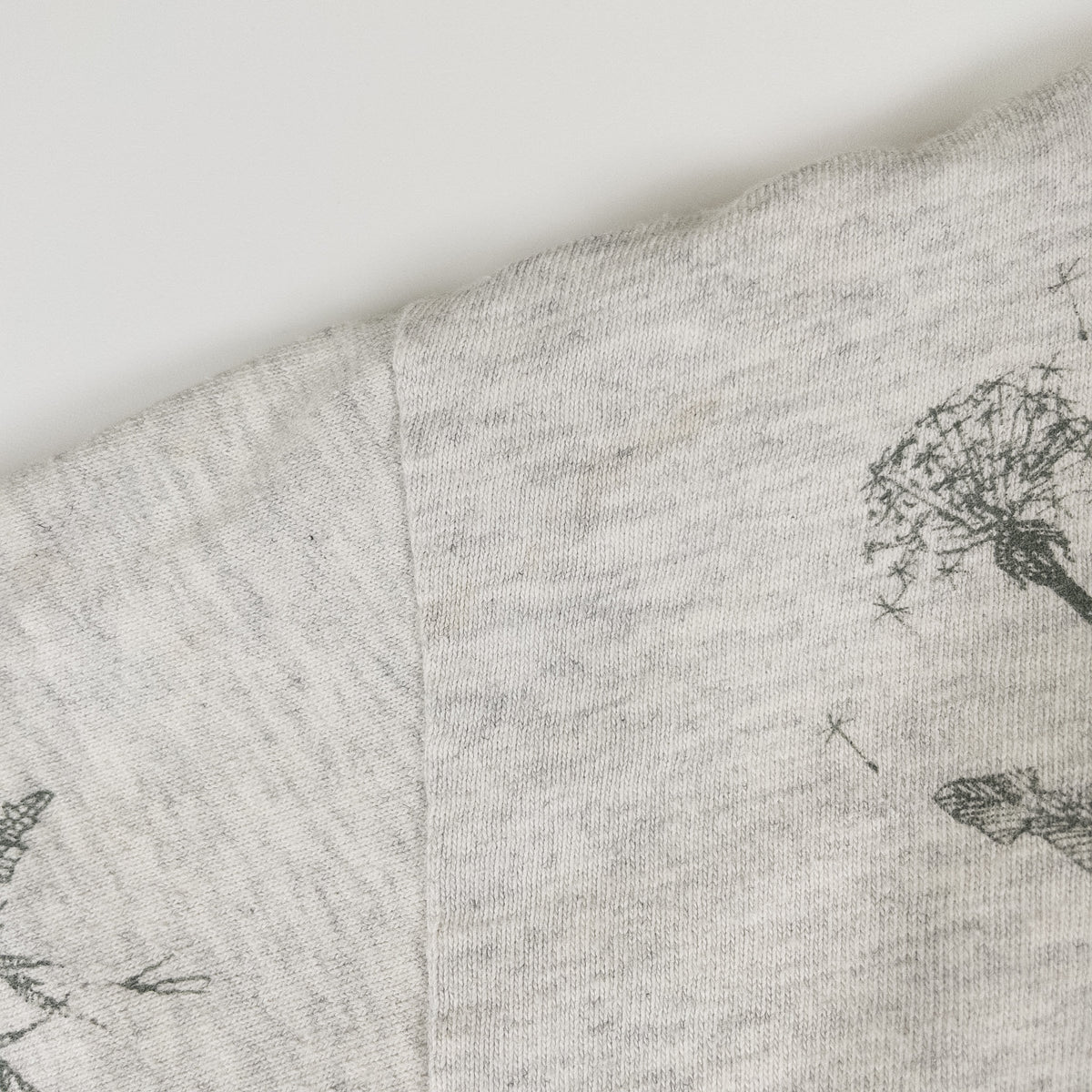 [メンズL] 90年代 rel-e-vant products Tシャツ ボタニカル 総柄 アートT