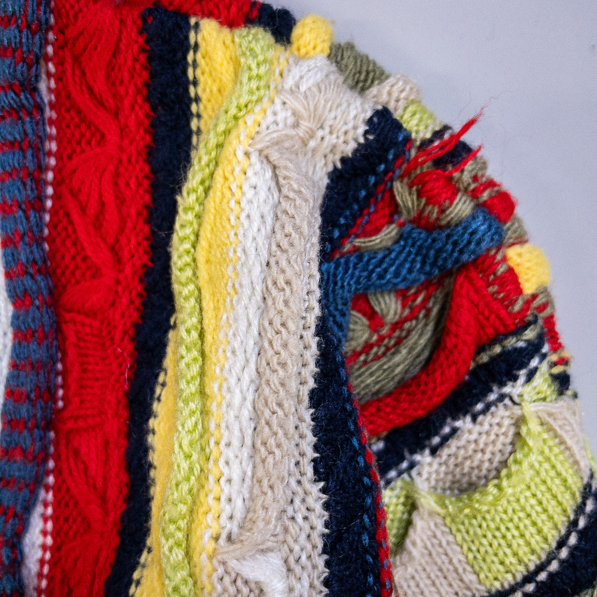 [メンズXXL] 90年代 COOGI/クージー ニット セーター 3Dニット