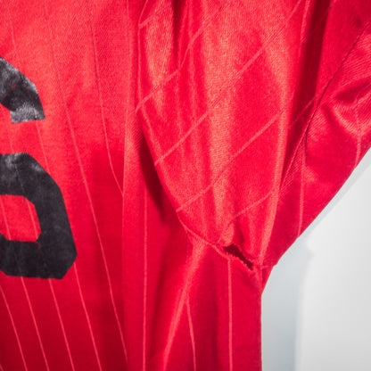 [メンズL] 80〜90年代 adidas/アディダス 半袖シャツ ゲームシャツ サッカーユニフォーム