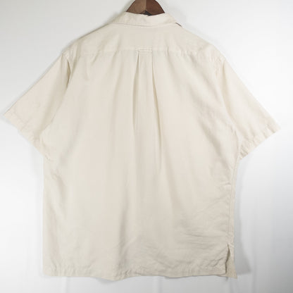 [メンズXXL] 90〜00年代 Polo by Ralph Lauren/ポロバイラルフローレン 半袖シャツ CALDWELL シルク 開襟シャツ