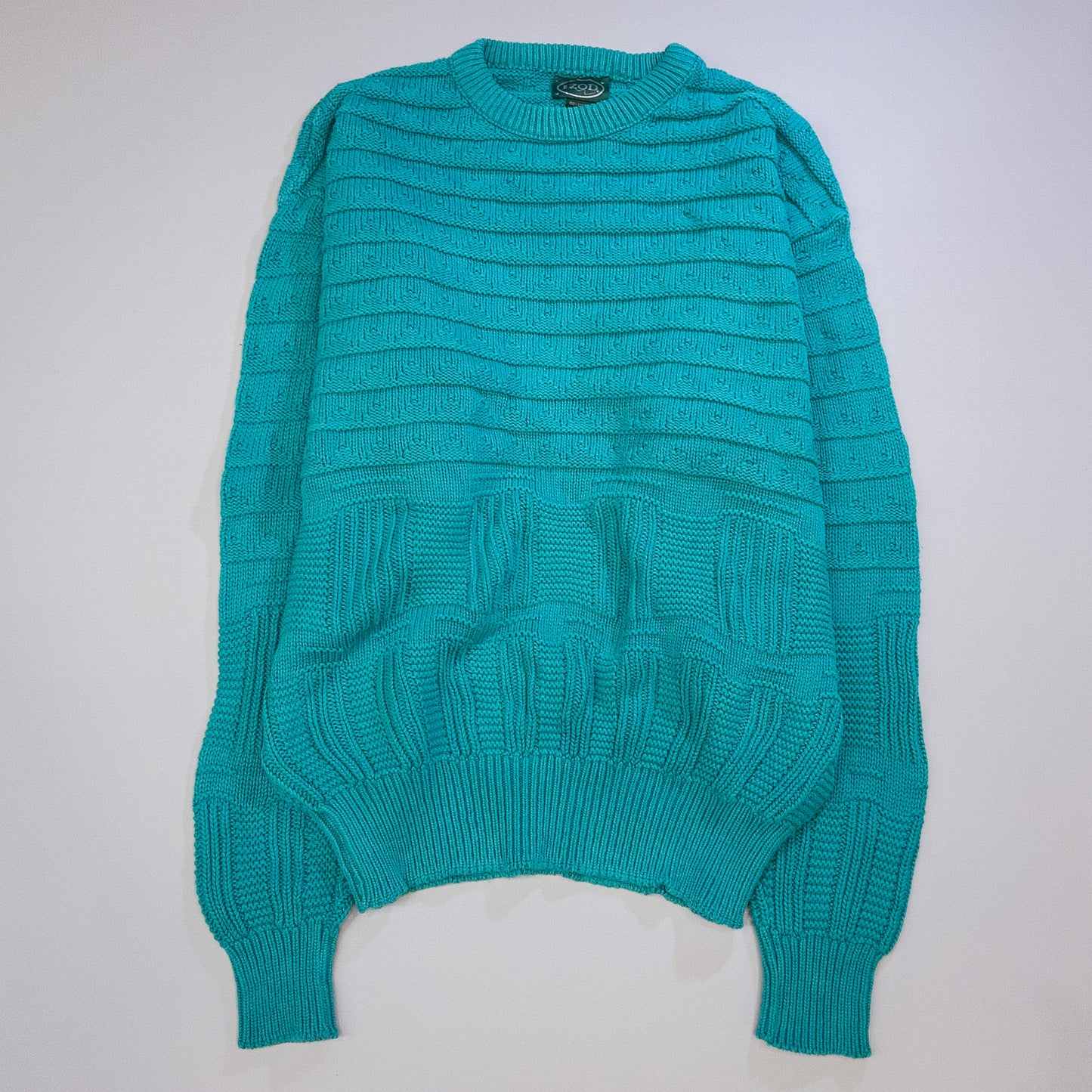 [メンズXL] 90年代 IZOD/アイゾッド ニット セーター コットンニット USA製