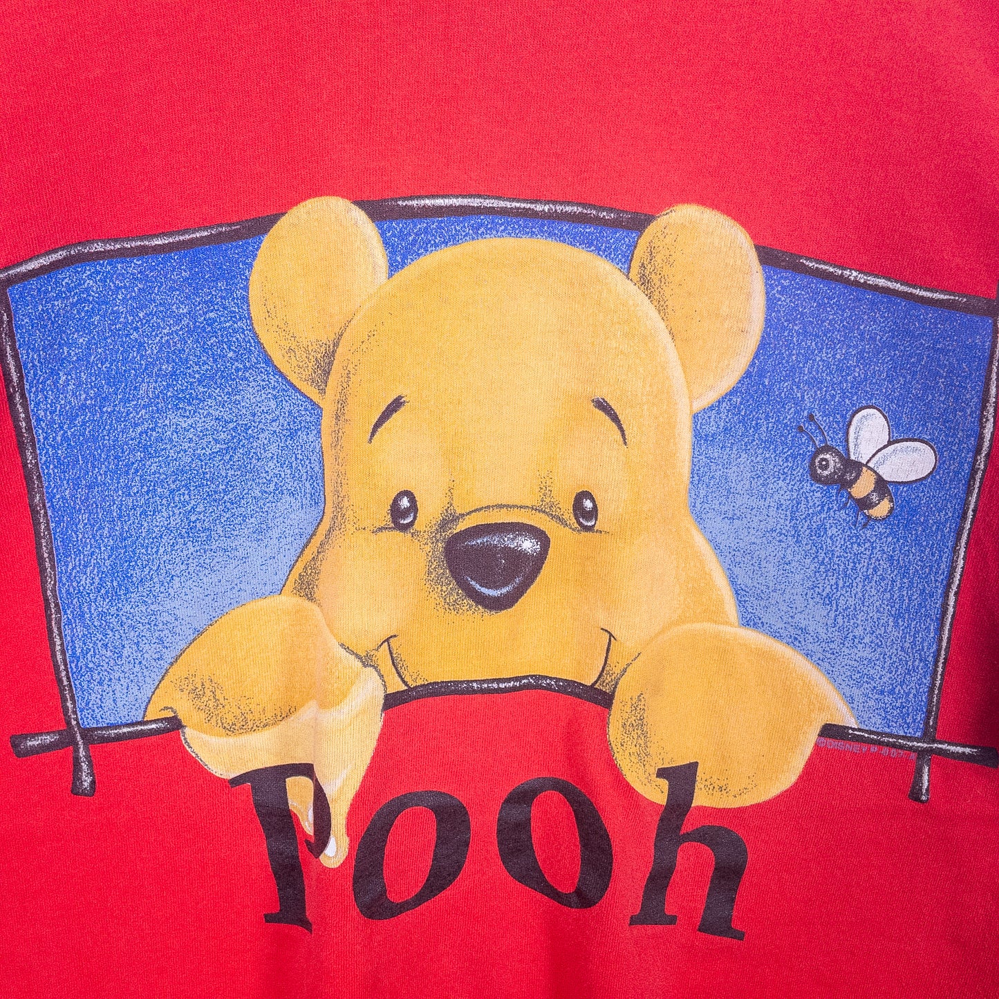 [メンズL] 90年代 POOH/プー Tシャツ キャラクターT Disney ディズニー くまのプーさん