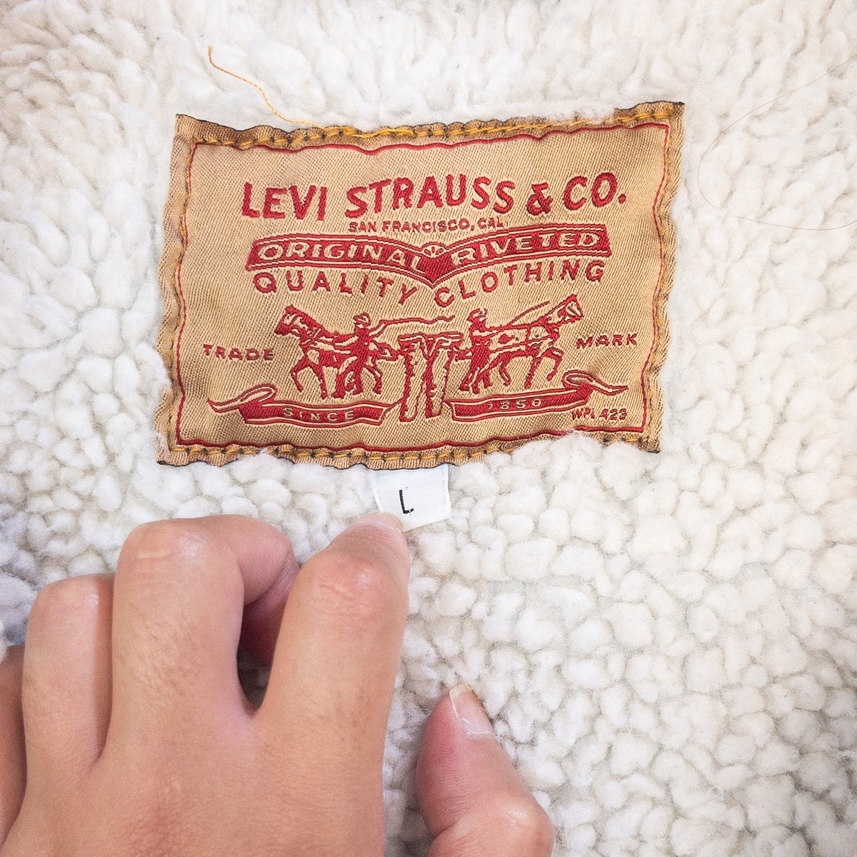 [メンズL] 90年代 Levi's/リーバイス Gジャン・デニムジャケット 70609−0839 ボア