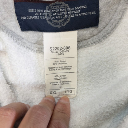 [メンズXXL] 90〜00年代 Champion/チャンピオン パーカー ヘビーオンス ワンポイント