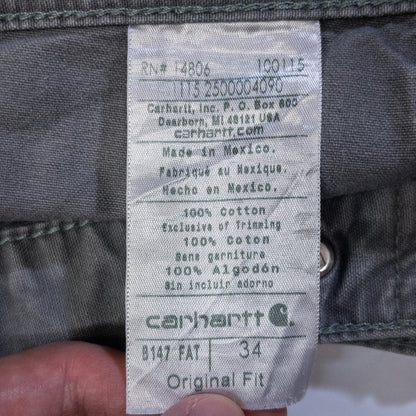 [メンズW33] 00年代 Carhartt/カーハート ショートパンツ ワークショーツ ペインターショーツ