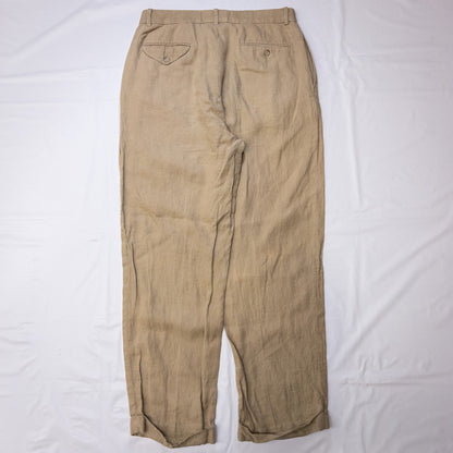[メンズW31] 90〜00年代 Polo by Ralph Lauren/ポロバイラルフローレン スラックス リネン