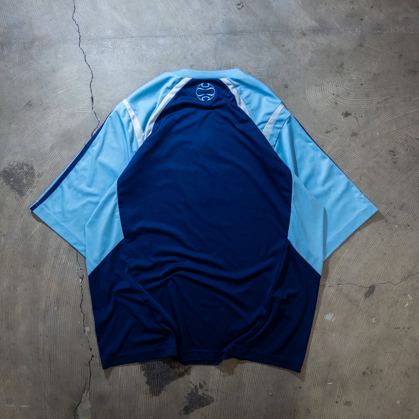 [メンズL] 00年代 adidas/アディダス ゲームシャツ サッカーユニフォーム ニューカッスル・ユナイテッド