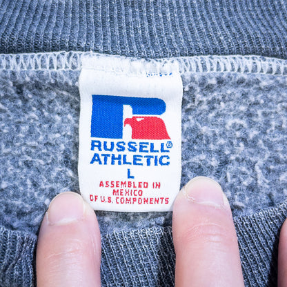 [メンズL] 90年代 Russell Athletic/ラッセルアスレチック スウェット トレーナー 無地 ブランクスウェット
