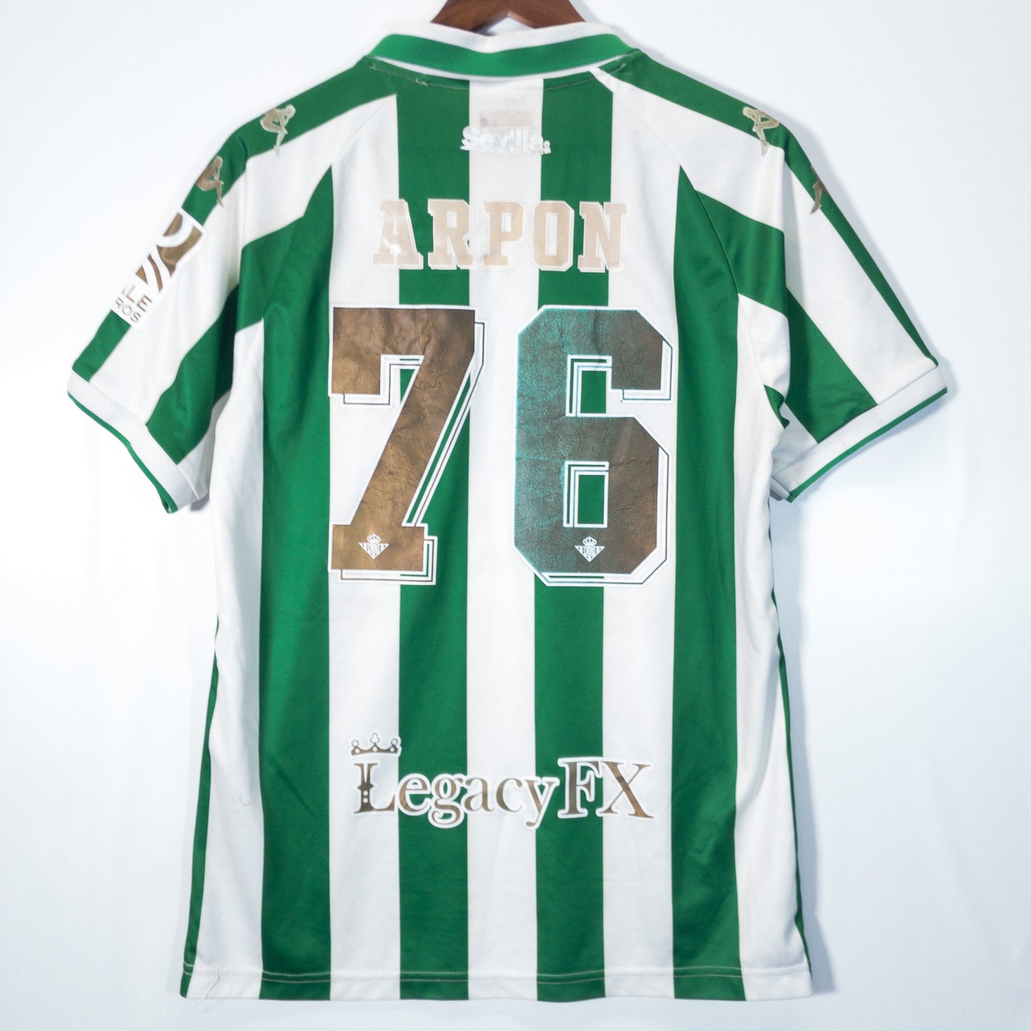 Real Betis レアルベティス サッカーユニフォーム M グリーン ストライプ