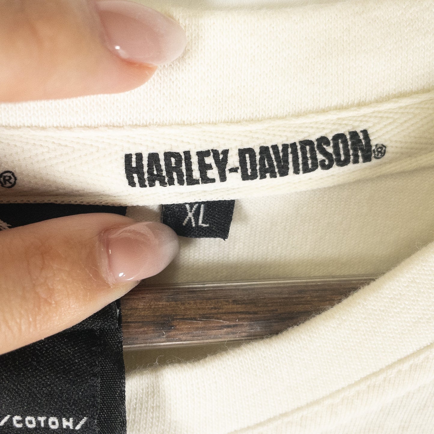 [メンズXL] 90〜00年代 Harley-Davidson/ハーレーダビッドソン 長袖Tシャツ ロンT ヘンリーネック