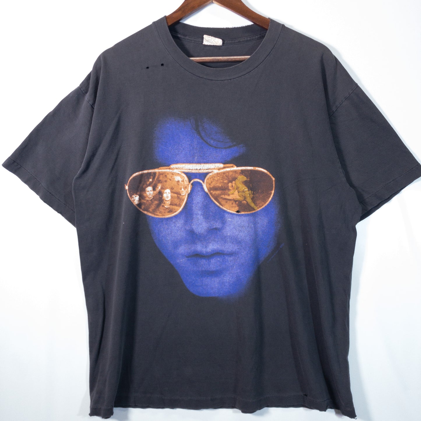 [メンズL] 90年代 Tシャツ The Doors Jim Morrison LIZARD KING リザードキング