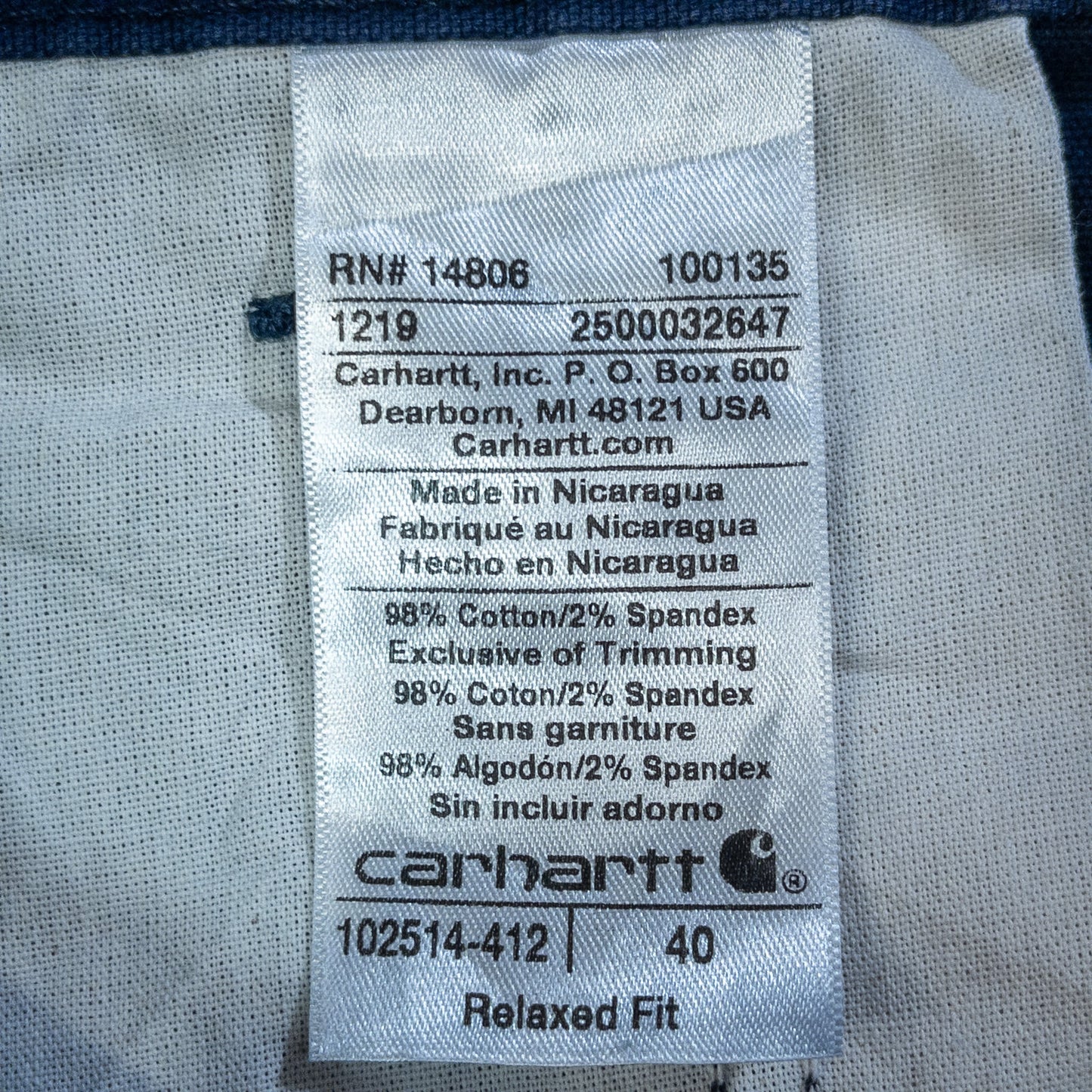 [メンズW41] 00年代 Carhartt/カーハート ショートパンツ ワークショーツ