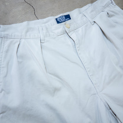 [メンズW33] 90年代 Polo by Ralph Lauren/ポロバイラルフローレン ショートパンツ ラルフローレン ツータック チノショーツ
