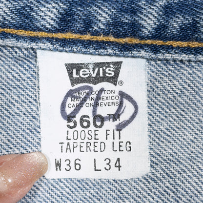 [メンズW35] 00年代 Levi's/リーバイス デニム ジーンズ 560 テーパード ルーズフィット