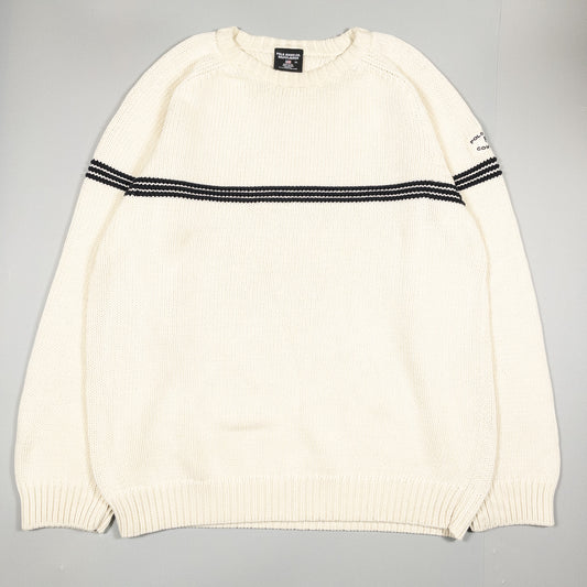 [メンズXL] 90年代 POLO JEANS COMPANY/ポロジーンズカンパニー ニット セーター コットンニット