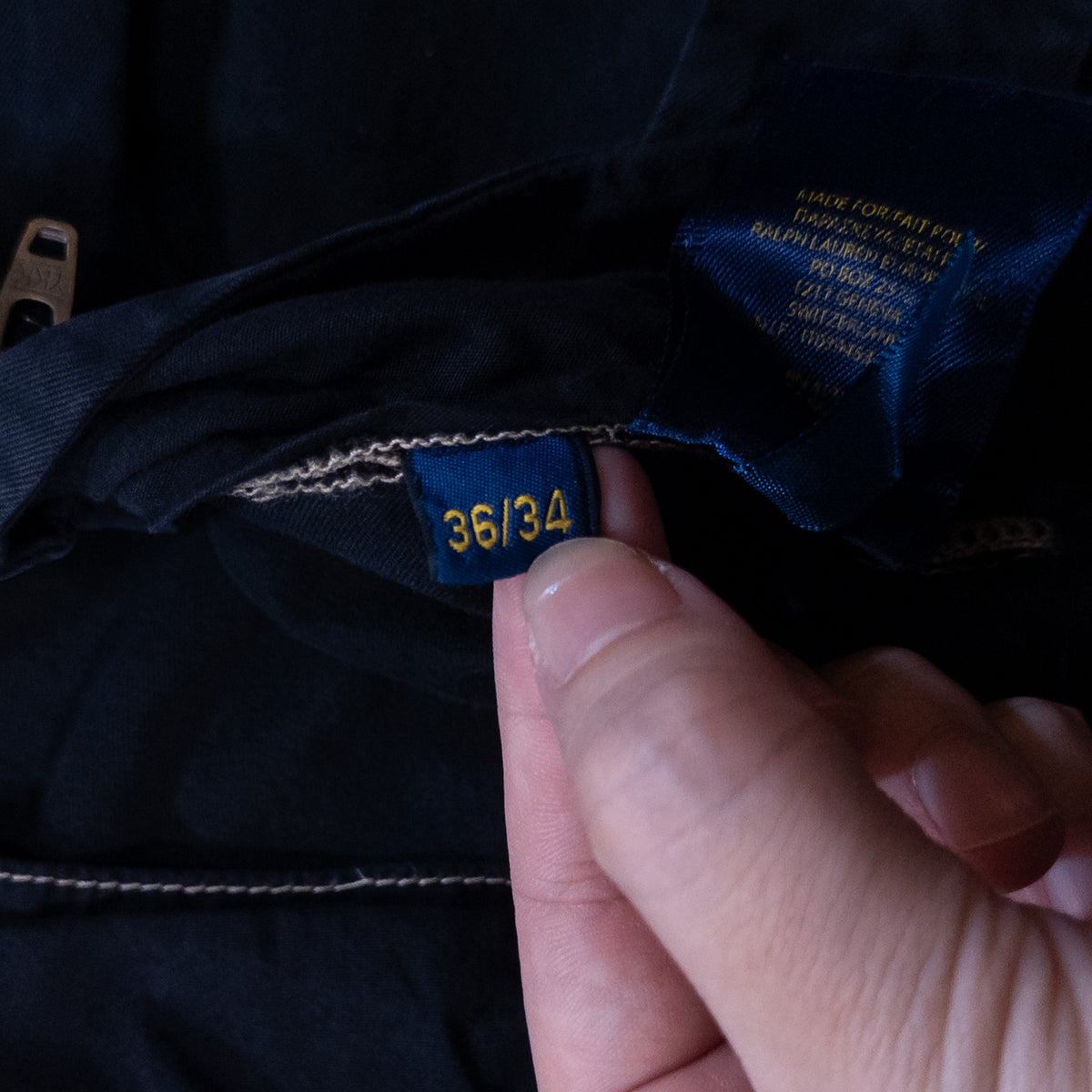 [メンズW36] 00年代 Polo Ralph Lauren/ポロラルフローレン チノパン 黒染め