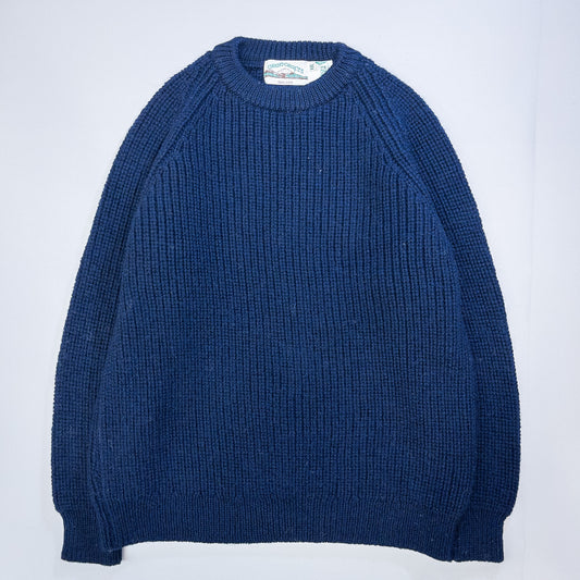 [メンズL] 90年代 aran crafts/アランクラフト ニット セーター フィッシャーマン リブニット